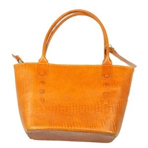 Landcrafted Leather Tote Handbag Shoulder Purse